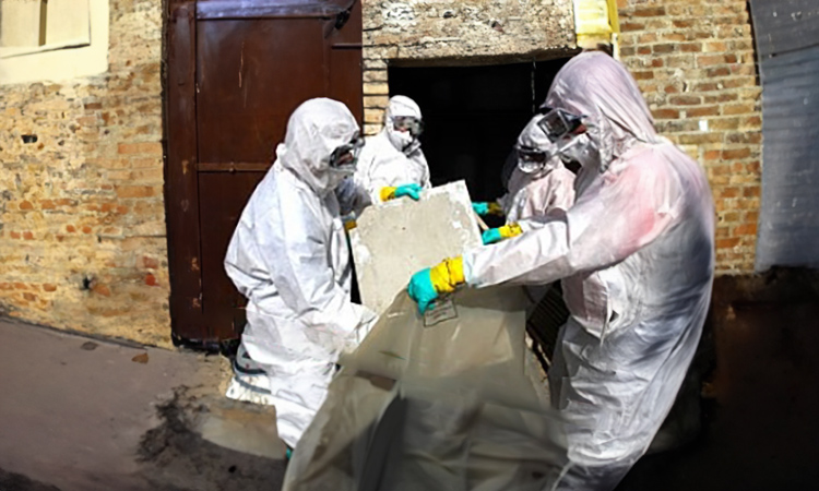Removing Hazardous Material From an Old Building
