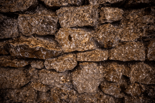 brick wall in need of Bat Guano Cleanup